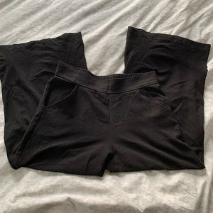 Black culottes